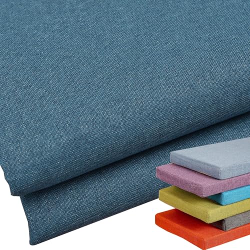 AQIGR Bezug-Bankkissen Sitzkissen mit Reißverschluss Bezug für Sitzbank Waschbar Abnehmbar, Bankkissen Eckbank Auflagen Hussen für Innen Outdoor Fensterbank Couch(Dark Blue,110x35x8cm) von AQIGR