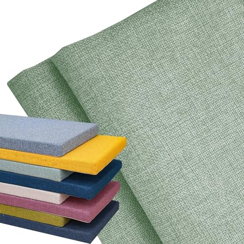 AQIGR Bezug-Bankkissen Sitzkissen mit Reißverschluss Bezug für Sitzbank Waschbar Abnehmbar, Eckbank Auflagen Hussen für Innen Outdoor Fensterbank Couch(Hellgrün,60x50x10cm Thick) von AQIGR
