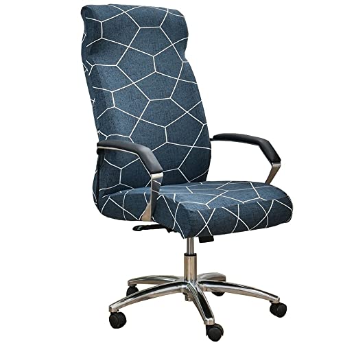 AQIGR Bezug für Bürostuhl Bürostuhl-Bezug Abnehmbare Elastische Universal Stretch Stuhlhussen Stuhlbezug Computer Stuhl Schreibtischstuhl Drehstuhl Office Chair Abdeckungen Hussen von AQIGR