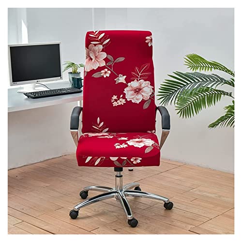 AQIGR Bürostuhl Abdeckung Bezug für Bürostuhl Bürostuhl husse Computerstuhl Drehstuhl bezug Bürostuhl Überwurf Schonbezug für Büro (Color : #1, Size : Large) von AQIGR