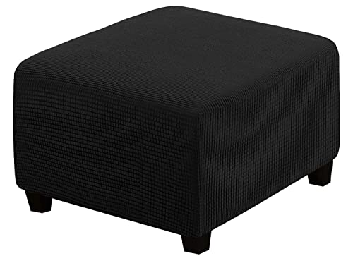 AQIGR Hockerbezug Quadratisch 80x80 Ottomane Schonbezug Quadratische Stretch Hocker Bezug Hocker Bezug für Ottomane Überzug Hockerbezug Quadratische Ottomane Abdeckungen (Color : G) von AQIGR