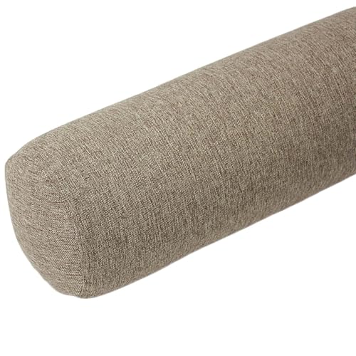 AQIGR Kissenrolle Nackenkissen Nackenrollenkissen Kissen Rolle, Unterstützung Rückenkissen Bolster Kissen für Hals, Beine, Rücken, Bett(Camel,20x80cm) von AQIGR