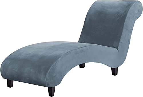 AQIGR Samt Chaise Luxus Chaise Bezug Für Chaiselongue Chaise Lounge Cover Liegesessel Stuhlbezug Elastische Relaxliege Deluxe Stuhlbezüge (Color : J) von AQIGR