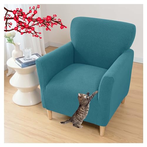 AQIGR Sesselbezug Stretch Sesselhusse, Sofaüberzug Clubsessel Sessel Bezug Cocktailsessel Armchair Sesselhussen mit Armlehne Hussen für Sessel für Eine Einfache Reinigung (Color : A1) von AQIGR