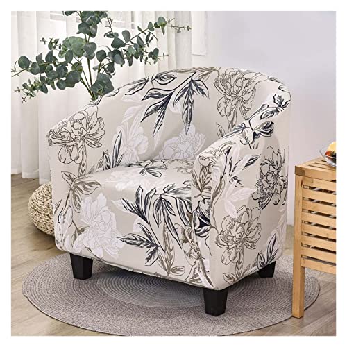 AQIGR Sesselschoner Sesselhusse Sesselbezug Sesselüberwürfe Sofabezug Jacquard Elastisch Stretch Husse Sofa Abdeckung für Cafe Raum Clubsessel Loungesessel Cocktailsessel (Color : #41) von AQIGR