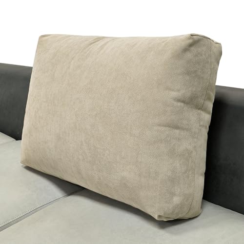 AQIGR Sofa Kissenbezug 60x50 70x50 80x50 90x50 Chenille Kissenbezüge Kissenhülle Sofakissen Dekokissen Zierkissen Elegantes Design für Couch Sofa Wohnzimmer(Kamel,70x50x18cm) von AQIGR