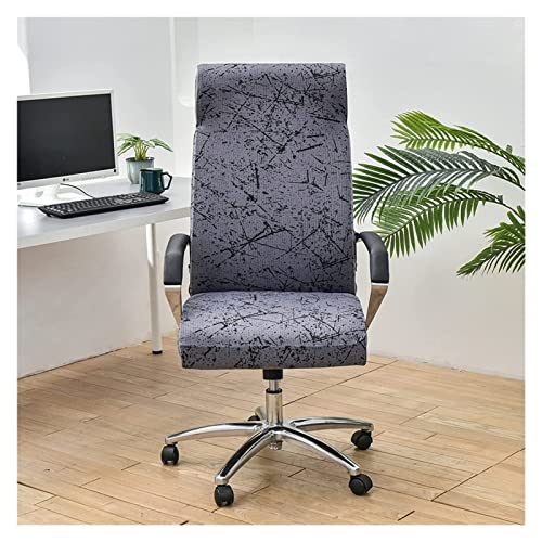 Bürostuhl Abdeckung Bezug für Bürostuhl Bürostuhl husse Computerstuhl Drehstuhl bezug Bürostuhl Überwurf Schonbezug für Büro (Color : #9, Size : Large) von AQIGR