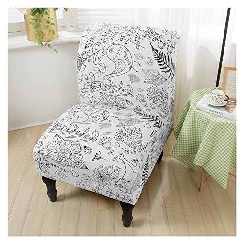 Sesselbezug/Sofabezug ohne Armlehnen Elastischer für 1-Sitzer-Sofa Stretch Samt Stuhlschonbezüge Sesselschoner Abnehmbare Waschbare für Wohnzimmer Hotel Haus Esszimmer ( Color : #28 , Size : 2PCS ) von AQIGR