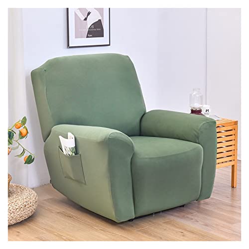 Sesselschoner für Relaxsessel Mit Armlehnen 1/2/3 Sitzer Sesselbezug Sesselauflage Stretch Relaxsofa Bezüge 4/6/8-Teilig Relaxsofa Schonbezüge mit Seitentasche, Möbelschutz für Wohnzimmer ( Color : #1 von AQIGR