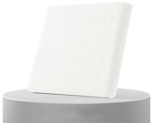 Stuhlkissen Outdoor/Indoor 40x40 45x45 Blau/Schwarz Sitzkissen Stuhl bürostuhl Waschbar 50x50 Gartenbankkissen, Leinenstoff, mit Reißverschluss für Esszimmer, Küche, Garten, Büro(Weiß,43x43cmx5cm Thic Stuhlkissen Outdoor/Indoor 40x40 45x45 Blau/Schwarz Sitzkissen Stuhl bürostuhl Waschbar 50x50 Gartenbankkissen, Leinenstoff, mit Reißverschluss für Esszimmer, Küche, Garten, Büro(Weiß,43x43cmx5cm Thic von AQIGR