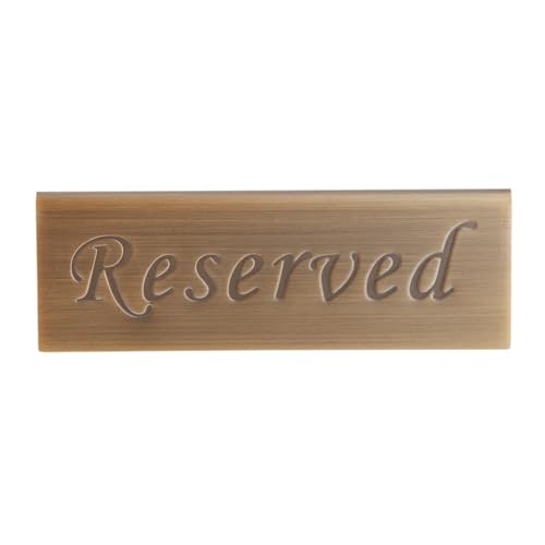 1/2/4er-Pack rustikales Tischaufsteller-Schild „Reserviert“ for Reservieren von Sitzplätzen bei Hochzeitsempfängen, Banketten und Partys(2 packs) von AQIOERH