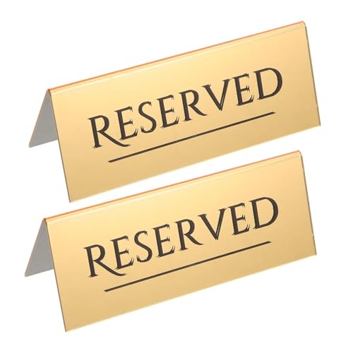 2Pcs Acryl Reserviert Tisch Zeichen Sitz Platte Sitz Hochzeit Bankett Restaurant Konferenz Zimmer Reservierung 2Pcs Acryl Reserviert Tisch Zeichen Sitz Platte Sitz Hochzeit Bankett Restaurant Konferenz Zimmer Reservierung von AQIOERH