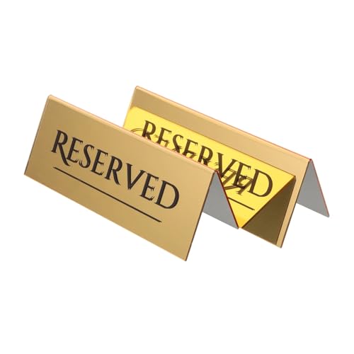 2Pcs Restaurant Reserviert Sitz Karte Bankett Sitz Tisch Zeichen Hochzeit Party for Tische Platten Bar 2Pcs Restaurant Reserviert Sitz Karte Bankett Sitz Tisch Zeichen Hochzeit Party for Tische Platten Bar von AQIOERH