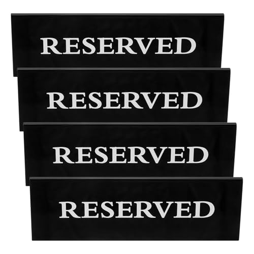 4 Pcs Reserviert Sitzplätze Zeichen Material Schwarz Rahmen Weiß Buchstaben Hochzeit Tisch Plaques Party Karten Wohnkultur 4 Pcs Reserviert Sitzplätze Zeichen Material Schwarz Rahmen Weiß Buchstaben Hochzeit Tisch Plaques Party Karten Wohnkultur von AQIOERH