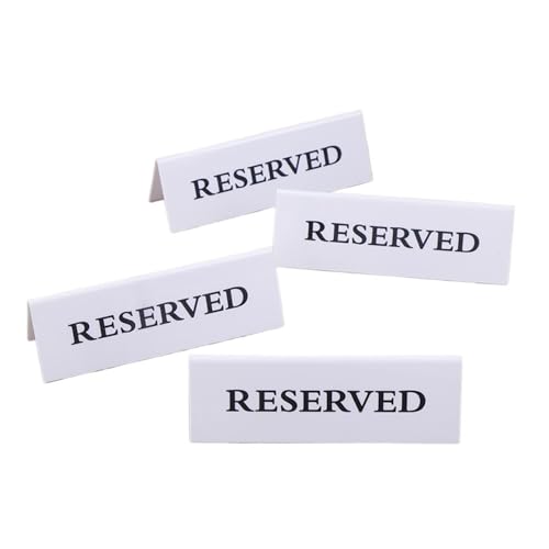 4Pcs Tisch Karte Zeichen Hotel Restaurant Vorbehalten Zeichen Erinnerung for Hochzeit Geburtstag Party Dekorationen 4Pcs Tisch Karte Zeichen Hotel Restaurant Vorbehalten Zeichen Erinnerung for Hochzeit Geburtstag Party Dekorationen von AQIOERH