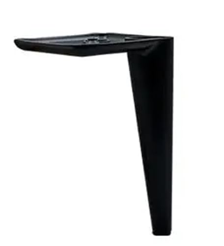 AQIOERH 13 cm 15 cm Schwarze Kegel-Möbelbeine, Gummipolster, Schrankfüße, Stuhlfuß for Tisch, Sofa, Bett, rutschfeste Stütz-Hardware möbelfüße stützfuß(13cm) von AQIOERH