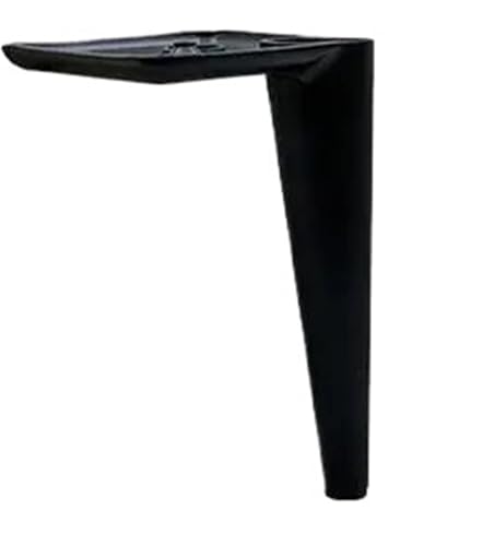 AQIOERH 13 cm 15 cm Schwarze Kegel-Möbelbeine, Gummipolster, Schrankfüße, Stuhlfuß for Tisch, Sofa, Bett, rutschfeste Stütz-Hardware möbelfüße stützfuß(15cm) von AQIOERH