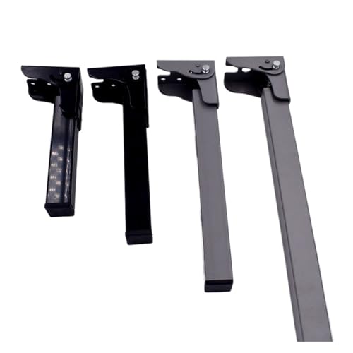 AQIOERH 1pc 140mm-295mm Klapp Unsichtbarkeit Tisch Beine Haarnadeln Metall Bein Laptop Kaffee Sofa Unterstützung DIY Stühle möbel Hardware möbelfüße stützfuß(295mm Black) von AQIOERH