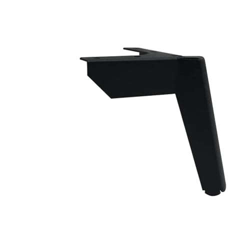 AQIOERH 4 Stück Sofabeine for Möbel Metall Schwarz Gold TV-Schrank Bett Couchtisch Beine Schreibtisch Hocker Stuhl Fuß Hardware 8/10/12/15 cm möbelfüße stützfuß(Black-15cm-4pcs) von AQIOERH