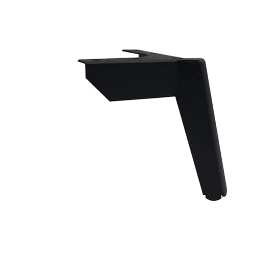 AQIOERH 4 Stück Sofabeine for Möbel Metall Schwarz Gold TV-Schrank Bett Couchtisch Beine Schreibtisch Hocker Stuhl Fuß Hardware 8/10/12/15 cm möbelfüße stützfuß(Black-8cm-4pcs) von AQIOERH