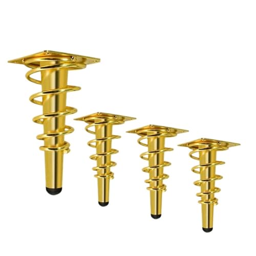 AQIOERH 4 Stücke DIY Ersatz Möbelbeine Metall Schrank Stützfüße Schrank Bett Sofa Couchtisch Stuhl Eckenschutz Zubehör möbelfüße stützfuß von AQIOERH