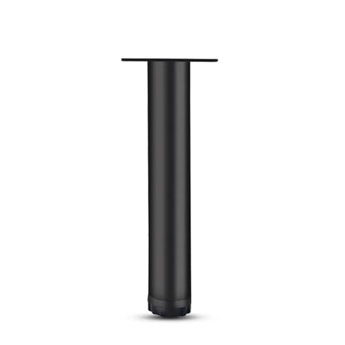 AQIOERH 4 Teile/Satz Edelstahl Möbel Beine TV Schrank Fuß Sofa Bein Hardware Schrank Füße Möbel Zubehör Mit Schrauben möbelfüße stützfuß(Black 12cm 4pcs) von AQIOERH