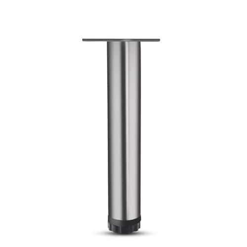 AQIOERH 4 Teile/Satz Edelstahl Möbel Beine TV Schrank Fuß Sofa Bein Hardware Schrank Füße Möbel Zubehör Mit Schrauben möbelfüße stützfuß(GunBlack 10cm 4pcs) von AQIOERH