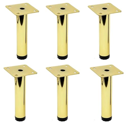 AQIOERH 6 Stück Möbel-Basisstütze, verstellbare Ersatzbeine for Möbel, Schrank, Sofa, Bett, Tischbein möbelfüße stützfuß von AQIOERH