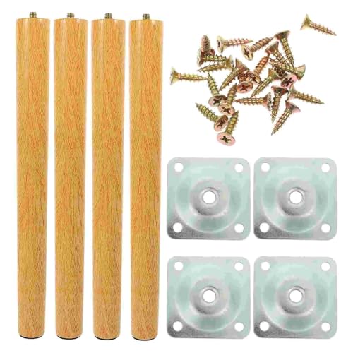 AQIOERH Massivholz-Tischbeine, Schrankmöbel, Stützfuß, Couchfüße, Kaffeetisch, Esszimmer möbelfüße stützfuß von AQIOERH