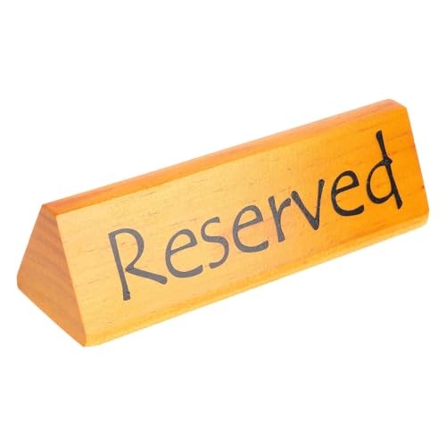 Reserviert Tisch Zeichen Kiefer Holz geformt doppelseitig Restaurant Bankett Hochzeit Party Veranstaltungen Konferenz Reserviert Tisch Zeichen Kiefer Holz geformt doppelseitig Restaurant Bankett Hochzeit Party Veranstaltungen Konferenz von AQIOERH