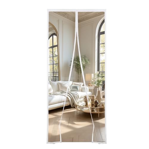 AQKaki Fliegengitter Tür Magnet 95x215cm, Neue Solide Polyesterfaser Fliegenvorhang Terrassentür, Feines Netz Insektenschutz Balkontür Ohne Bohren, Breite Sicht, für Zimmer Schlafzimmer Eingangstür AQKaki Fliegengitter Tür Magnet 95x215cm, Neue Solide Polyesterfaser Fliegenvorhang Terrassentür, Feines Netz Insektenschutz Balkontür Ohne Bohren, Breite Sicht, für Zimmer Schlafzimmer Eingangstür von AQKaki