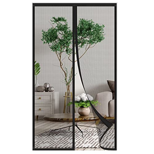 AQKaki Magnet Fliegengitter Tür, 70x175cm Fiberglas Insektenschutz Balkontür Stärkere Magneten Fliegenvorhang Magnetvorhang Ohne Bohren Insektenschutzgitter für Terrassentür Wohnzimmer Haustür AQKaki Magnet Fliegengitter Tür, 70x175cm Fiberglas Insektenschutz Balkontür Stärkere Magneten Fliegenvorhang Magnetvorhang Ohne Bohren Insektenschutzgitter für Terrassentür Wohnzimmer Haustür von AQKaki