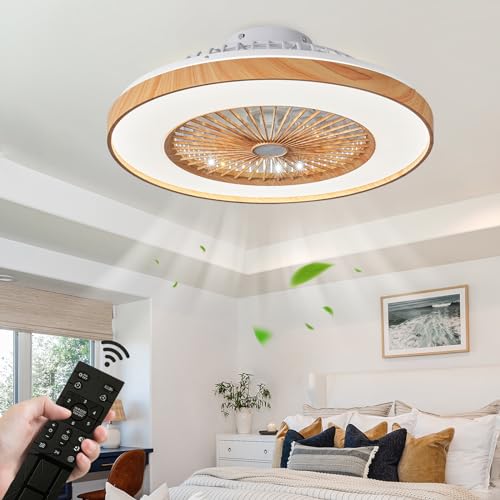 AQLEDY Deckenventilator mit Beleuchtung und Fernbedienung Dimmbare Holz Deckenleuchte mit Ventilator 6 Geschwindigkeiten Reversibel Ventilator Lampe Decke für Wohnzimmer Schlafzimmer Esszimmer AQLEDY Deckenventilator mit Beleuchtung und Fernbedienung Dimmbare Holz Deckenleuchte mit Ventilator 6 Geschwindigkeiten Reversibel Ventilator Lampe Decke für Wohnzimmer Schlafzimmer Esszimmer von AQLEDY