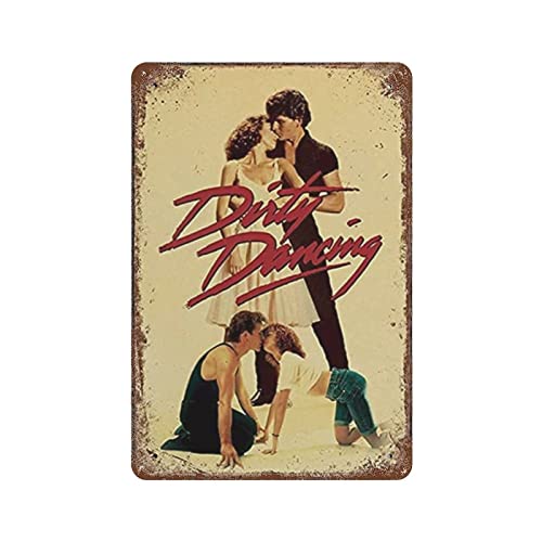 AQLY Dirty Dancing Blechschild, Dirty Dancing Movie Vintage Metall-Blechschild, Filmposter Blechschild von AQLY