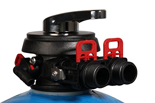 Steuerventil für Wasserenthärtungsanlagen BNT 631 manuel Hebel Chrom von AQMOS Wasseraufbereitung