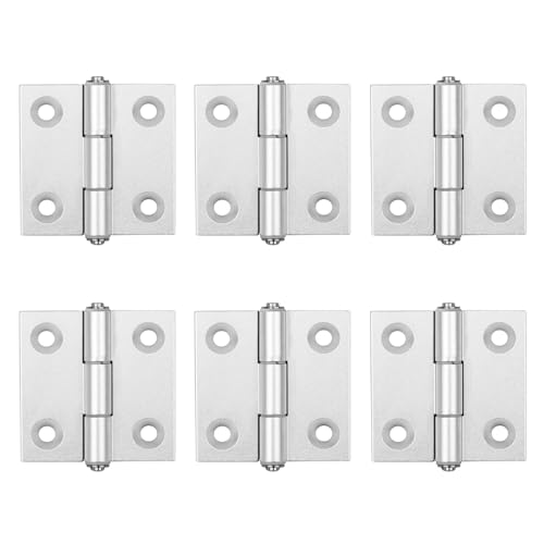 6 Stück 47x47mm Flexibler Scharnier M6 für Aluprofil 3030 Serie Schlitz 8mm Aluminiumlegierung Scharniere für 3D-Drucker DIY-Projekt von AQQ60