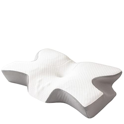 AQQWWER Kissen Pillow Memory Foam Butterfly Pillow Memory Bedding Pillow Shaped Ergonomic Cervical Pillow Sleeping Comfortable Neck Protect von AQQWWER