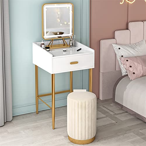 AQQWWER Schminktisch Bedroom Furniture Dresser Small Apartment Dresser Light Mini Dresser (Color : 1) von AQQWWER