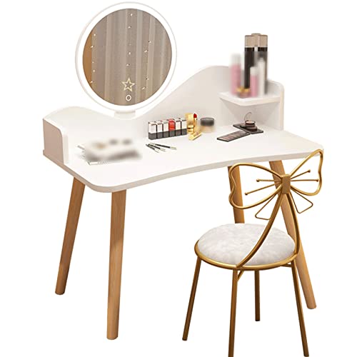 AQQWWER Schminktisch Dresser Bedroom Small Apartment Style Storage Cabinet Integrated Modern Dressing Table von AQQWWER