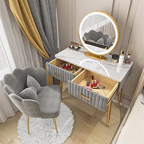 AQQWWER Schminktisch Dressing Table Simple Style Dressing Table Bedroom Modern Bedside Dressing Table (Size : 80cm) von AQQWWER