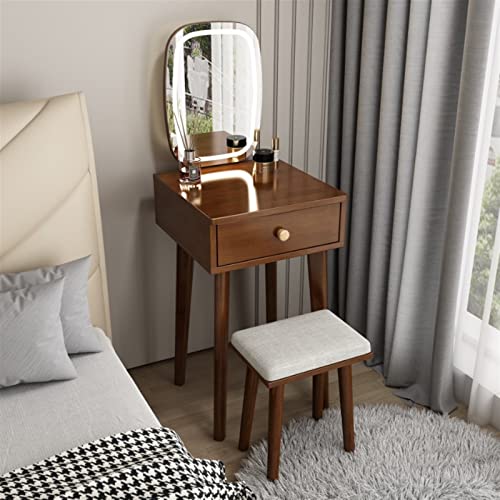 AQQWWER Schminktisch Minimalist Dresser, Mirror Drawer, Mirror Furniture (Color : 1) von AQQWWER