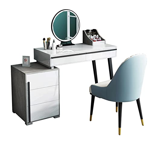 AQQWWER Schminktisch The Dressing Table is Integrated with The Light Luxury and High-end Bedroom, Dressing Table, Small Apartment von AQQWWER