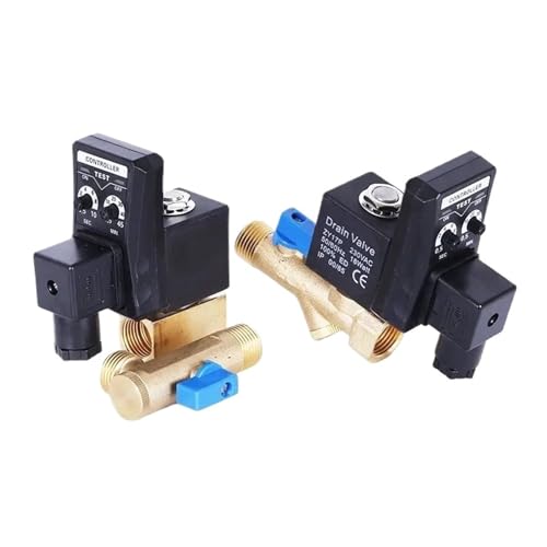 G1/2" DN15 Auto Automatic Electronic Drain Valve Air Compressor Filter Dry Air Storage Tank Drain Cooler Dry Electromechanical(OPT-AC220V DN25) von AQRKPKQBH