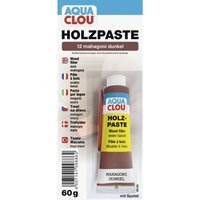 Clou Holzpaste 60 g mahagoni dunkel Holzspachtel Spachtelmasse Holzkitt von AQUA CLOU