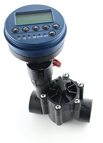 Aqua Control - Digitales Bewässerungsprogrammiergerät mit Verriegelungsmagnetventil. 2 Unabhängige Bewässerungsprogramme. Programmierer mit Ventil Für Brunnen. Ideal Wenn es Keinen Netzanschluss Gibt von AQUA CONTROL