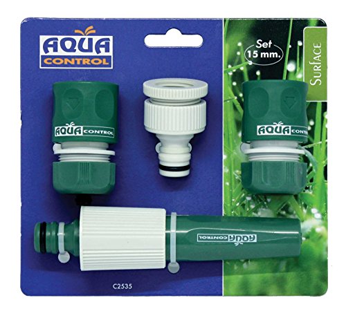 Aqua Control Set Automatische Schlauch Stecker von 15 mm mit Speer dimmbar, 1 x 1 x 1 cm, C2535 von AQUA CONTROL