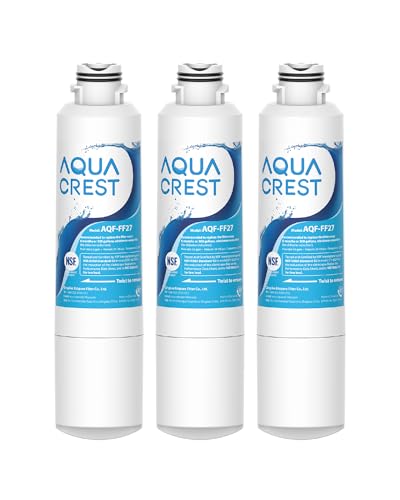 3X AQUACREST DA29-00020B Kühlschrank Wasserfilter, Kompatibel mit Samsung DA29-00020B, HAF-CIN EXP DA29-00020A DA29-00019A DA97-08006 DA97-08043ABC Kenmore46-9101 REFSVC AP5271937 HDX-FMS-2 (3) von AQUA CREST