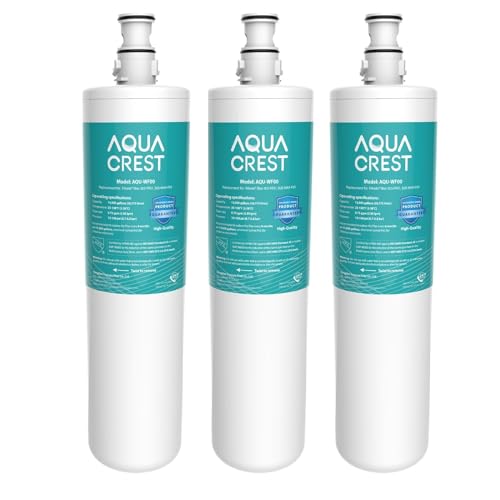 AQUA CREST 3US-PF01 Untertisch-Wasserfilter, NSF/ANSI 42 zertifizierter Ersatz für Advanced Filtrete 3US-PF01, 3US-MAX-F01H, Delta RP78702, Manitowoc K-00337, K-00338, HF20 HF25 HF27, 3er-Pack, von AQUA CREST