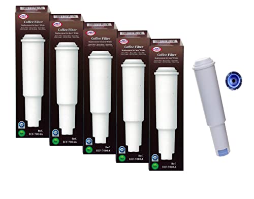 5 x Jura white kompatible mit Filterpatrone für Jura Impressa von AQUA CREST