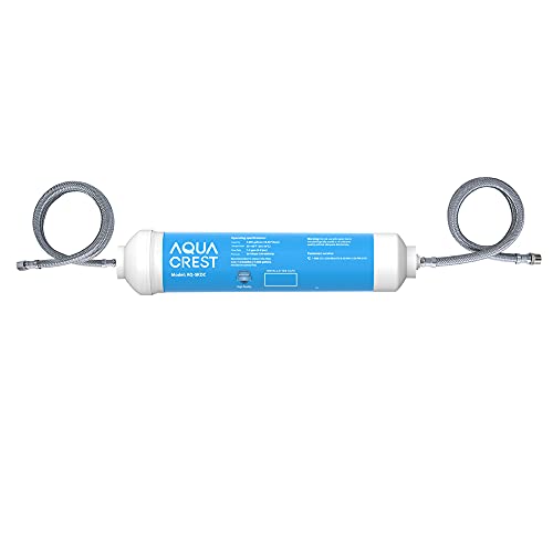 AQUACREST 5KDC Unterwasser In-line Wasserfiltrationssystem, Direktanschluss unter Waschbecken-Wasserfilter, 12 Monate Ultrahohe Kapazität (1) von AQUA CREST